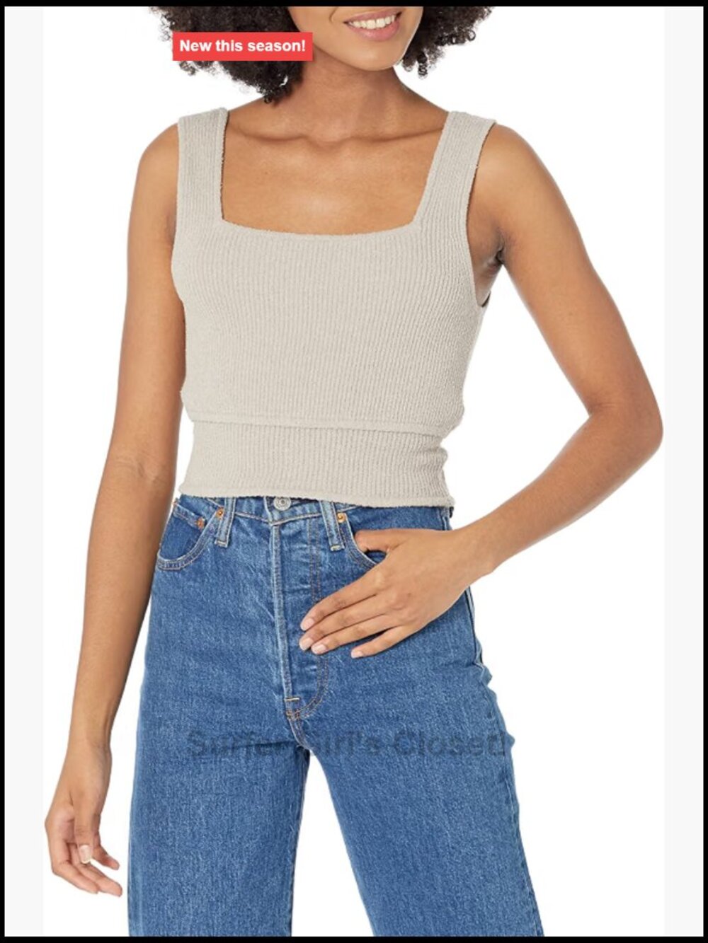 Club Monaco Boucle Tank Top Sleeveless Cotton Blend